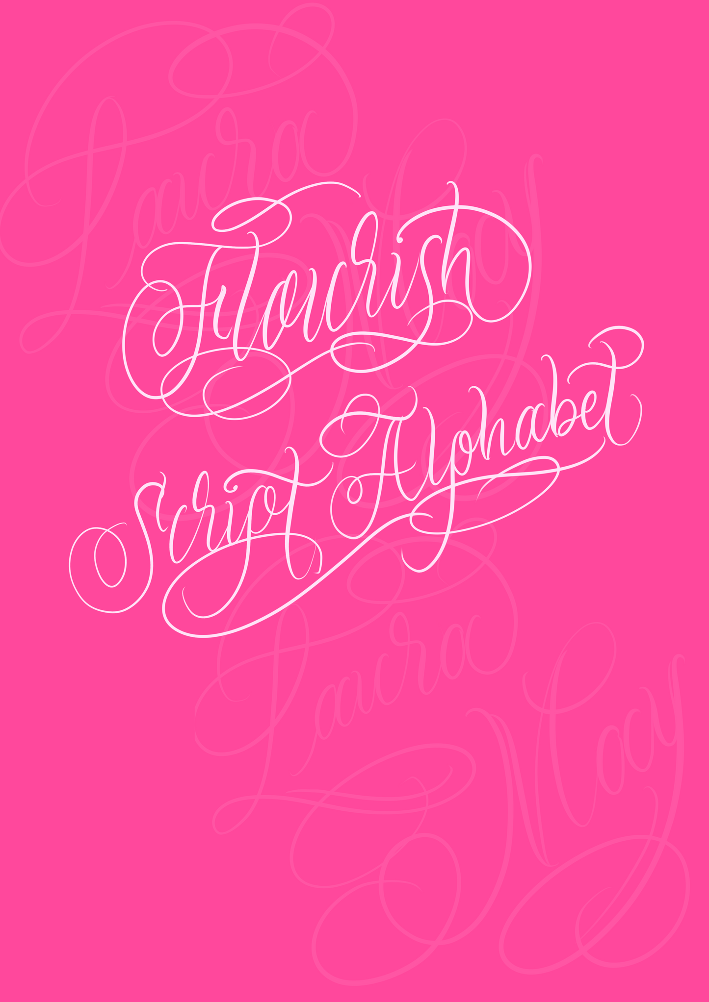 Flourish - Script Alphabet