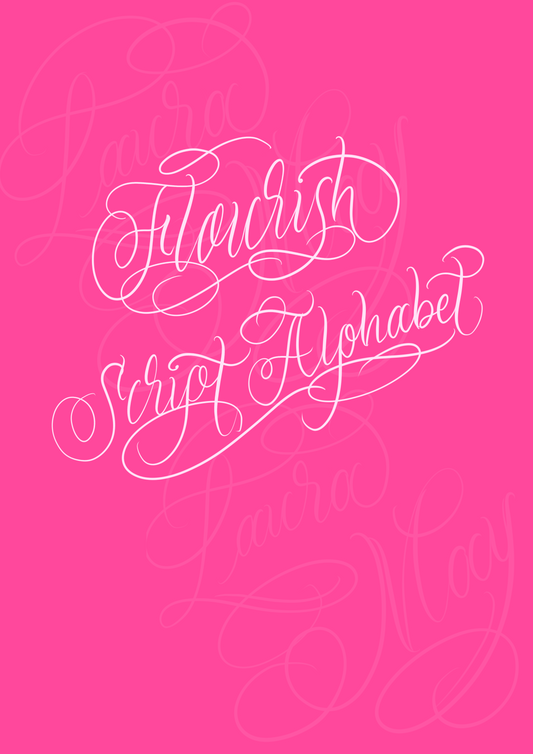 Flourish - Script Alphabet